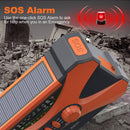 #A Solar Powered Weather Radio Multifunctional AM FM Radio Reading Lamp for Camp