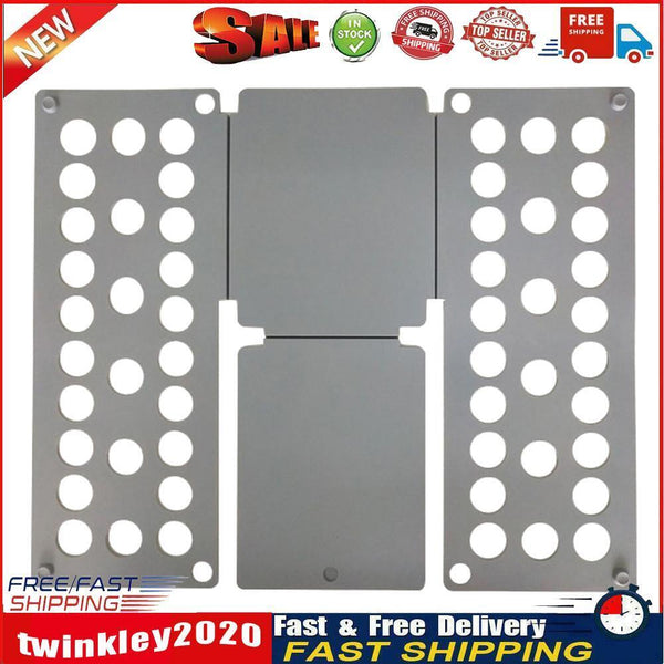 Laundry Folding Board Kids Adjustable Clothes Holder Organzier(Grey) Newly