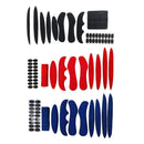 27pcs Cycling Helmet Inner Pads Kit Sealed Sponge for Motorcycle (Black)