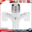 E27 to 3E14 Bulb Light Socket Adapter Splitter Screw Induction Lamp Holder Newly