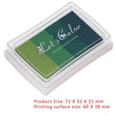 4 Colors Gradient Inkpad DIY Stamp Colored Ink Pad Printing Stationery(4) Newly
