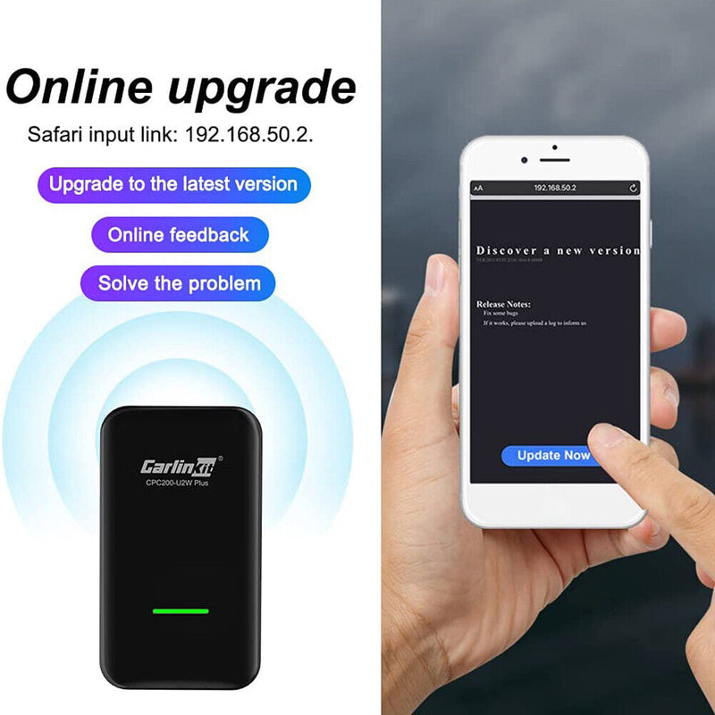 Wireless Adapter for Carplay Wireless Dongle 5G WIFI+Bluetooth-compatible 5.0