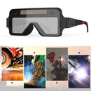 Solar Auto Darkening Anti-Glare Welding Glasses DIN11 Protection Helmet Newly