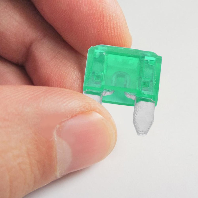 100pcs Mini Car Fuses 3A 5A 7.5A 10A 15A 20A 25A 30A 35A 40A Assortment with Cli