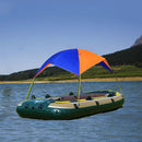 Rainproof Sun Protection Rubber Boat Awning Fishing Boat Canopy (4 Persons)