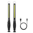 1pc Stepless Dimming COB Inspection Light with Magnet Hook for Car Repair