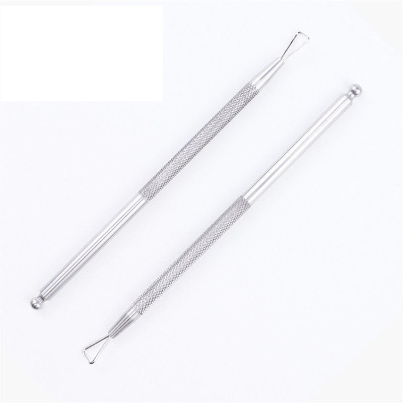 Dual-ended Cuticle Pusher Stick Rod Set Nail Gel Cleaner Nail Polish Remover