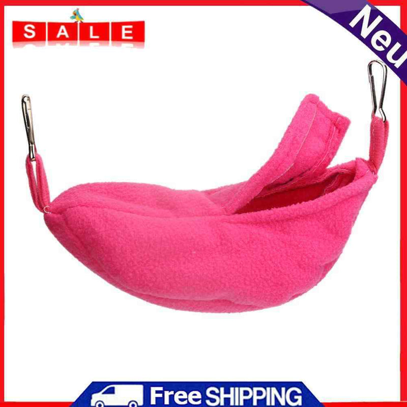 Matefield Warm Plush Hammock for Winter Warm Banana Hamster Hammock Hän