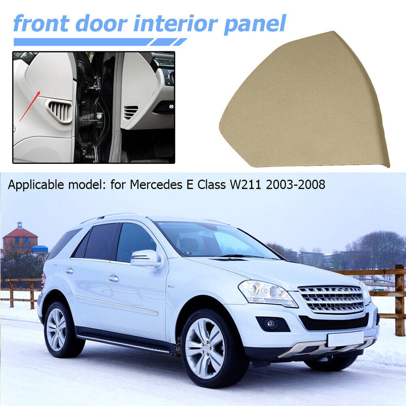 Plastic Car Front Door Cover Trim Shell for Mercedes Benz E Class W211 2003-2008