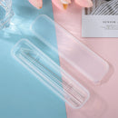 Wedding Transparent Drinking Clean Brush Plastic Box Glass Straws Straight Bent