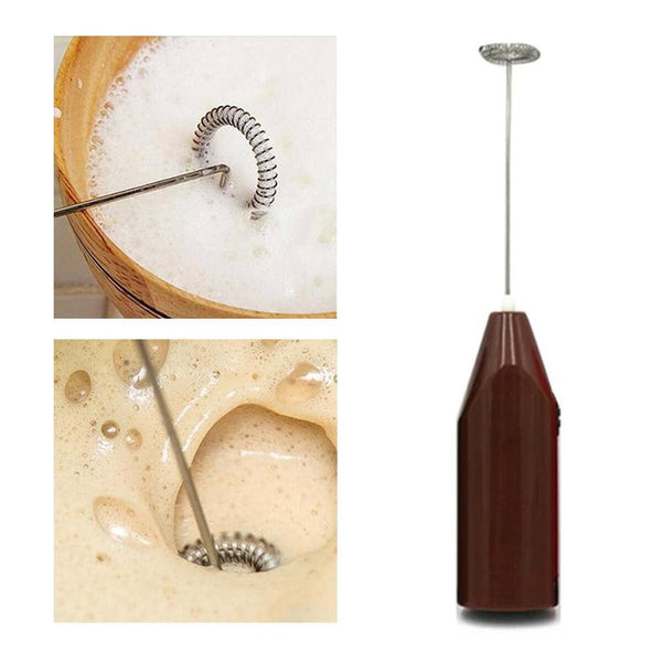 Electric Milk Frother Drink Foamer Whisk Mixer Stirrer Tool Coffee Beater V7Y6