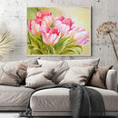 Tulip/Sunflower Oil Paint By Numbers DIY Canvas Wall Picture Craft Home Decor