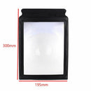 Lens Book Page Glass 3X Magnifying Glass A4 Lenses Magnifier Large Sheet