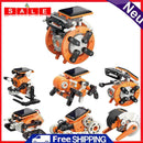 Solar Powered Science Experiment Building Toys Transformation Robot for Kids