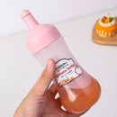 Dustproof Ketchup Cruet Condiment Bottles Squeeze Bottle Dispenser Bottle
