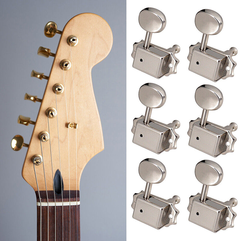#A 6pcs Guitar String Tuning Pegs Tuner Machine Head for Electric Guitar Folk 3L