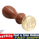 Sealing Wax Classic Initial Wax Seal Stamp Alphabet Letter J Retro Wood Newly