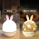 Creative Rotating Atmosphere Night Light Projection Table Lamp for Kids Acts
