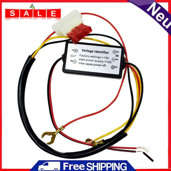 Car LED Daytime Running Light Relay Harness Car On/Off Control Module 12-18V