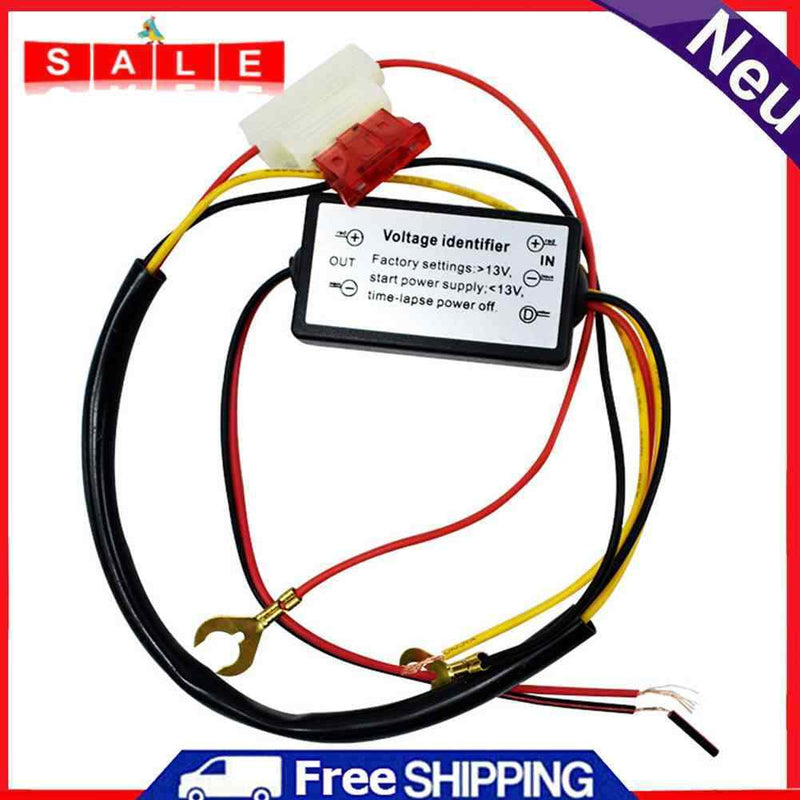 Car LED Daytime Running Light Relay Harness Car On/Off Control Module 12-18V