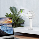 Mini Portable Fan Handheld USB Charging Air Cooling Powerful Fans (White)