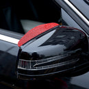 2pcs Universal Diamond Car Rearview Mirror Sun Visor Shade Rain Shield Eyebro