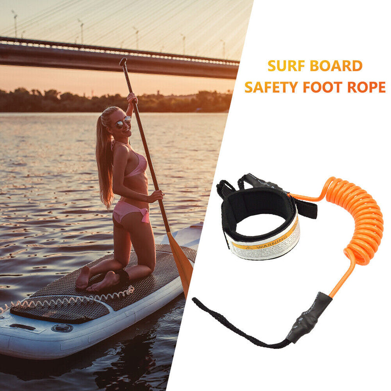 #A Surfboard Safety Legs Rope Nylon Adjustable Stand UP Paddle Board Ankle Leash