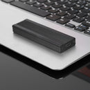 M2 SSD Disk Enclosure Hard Drive Box (Dual Protocol-10Gbps C-A+C-C Black)