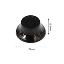 Electric Guitar Speed Control Tone Volume Knobs Hat Shape Knob For Les Paul LP