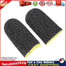 2x Breathable Game Controller Finger Cover Sweat Proof Thumb Sleeve (D) Newly