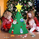 DIY DIY Christmas Tree Toys Artificial Tree Wall Hanging Ornaments Xmas Decor
