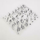Nice Letter Alphabet Embosser Stamp Cake Decorating Baking Letters Tool F9Y2