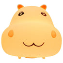 Rechargeable Indoor Lighting Healing Little Hippo LED Table Lamp Night Light