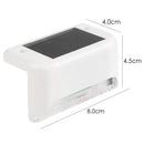 4x Waterproof Solar Deck Step Wall Lights Stairs Fence Lamps (White Light) Newly