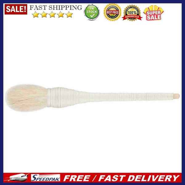 1pc Ratten Cosmetic Brush Soft Wool Powder Blush Brush Makeup Tools (White)