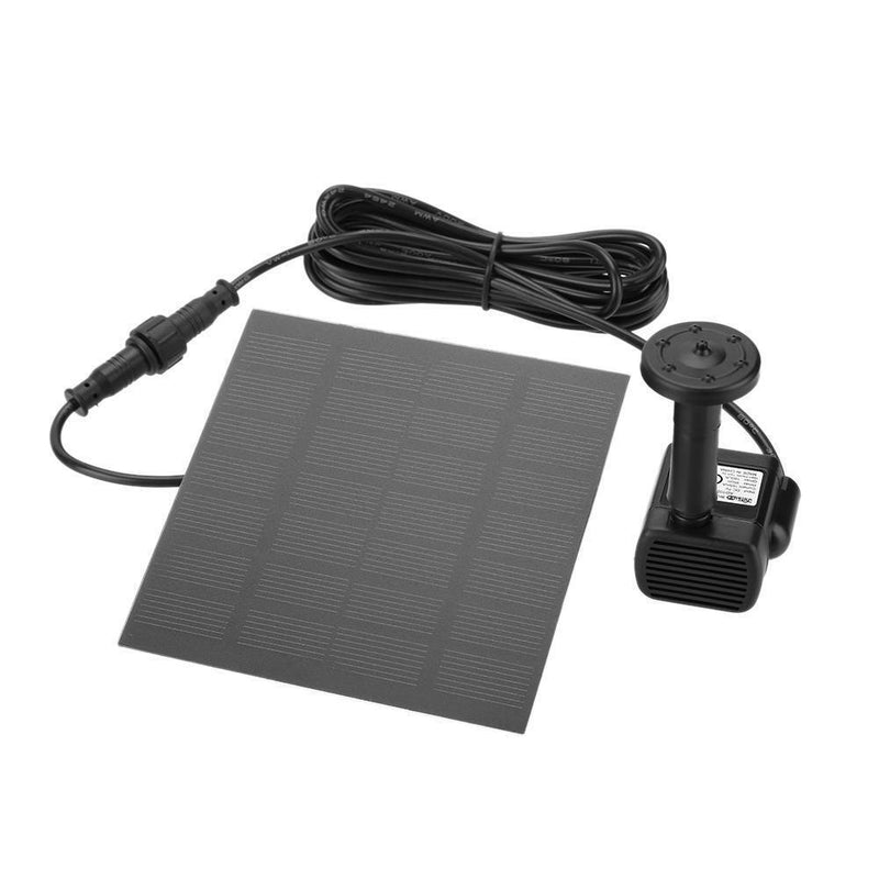 Solar Water Pump Power Panel Kit Garden Plants Irrigation Makes Wells Po