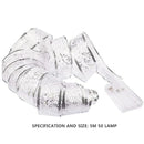 2 x chains of lights, Christmas ribbon, bow, tree, holiday decoration (white, 5