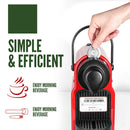 Reusable Stainless Steel Refillable Coffee Capsule+Tamper for Nespresso (B)