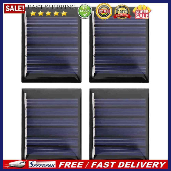 1/2/4x 0.15W 3V Mini Solar Panels for DIY Lighting System Cells Charger Board