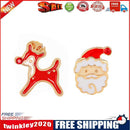 Christmas Tree Studs Earrings Bells Star Rhinestone Ear Jewelry (Style 2)