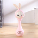 0-12M Baby Cute Hand Bells Rattle Ring Bell Early Educational Toys/Pink Newly