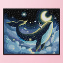 Full Embroidery Stars Sea 3-Beach 14CT Counted Cross Stitch Cotton DIY Kit
