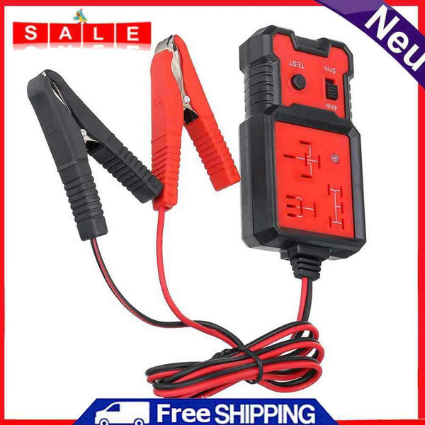 4pin 5pin 12V Cars Battery Checker Automotive Relay Tester Diagnostic Tools