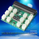 LED Display 1200W PSU Breakout Board 12 Ports PCIe 6 Pin for DPS-800GB 1200FB UM