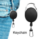 2pcs Fishing Quick Knot Sub Line Cutter Hook Sharpener Key Chain Fishing Tackle