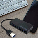 USB HUB 3.0 High Speed 4 Port Multi Splitter Expansion S4U1 Laptop Adapter O8W7
