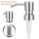 Steel Liquid Lotion Bottle Head Soap Dispenser Pump Replacement Nozzles 28mm