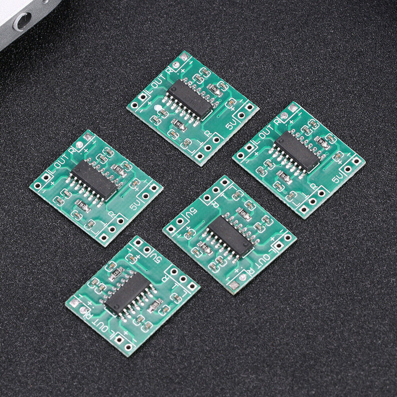 5x USB Powered PAM8403 2x 3W 2.5-5.5V Class D Digital Amplifier Module Board