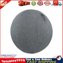Cotton Linen Yoga Exercise Balance Ball Protective Cover (Navy Blue 65cm) Newly