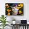 DIY Digital Painting By Numbers Cat Flower Frameless Canvas Picture Modern Art